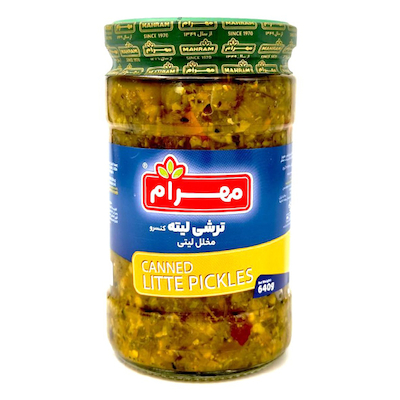 ترشی لیته 640 گرم مهرام