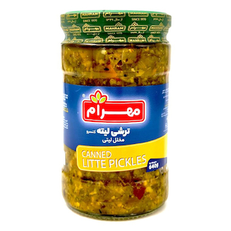 عکس ترشی لیته 640 گرم مهرام