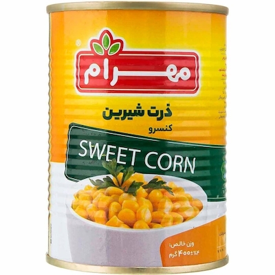 ذرت شیرین 400 گرم مهرام