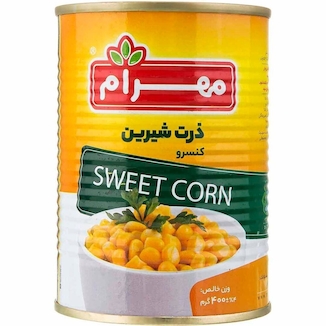 عکس کنسرو ذرت شیرین 400 گرم مهرام