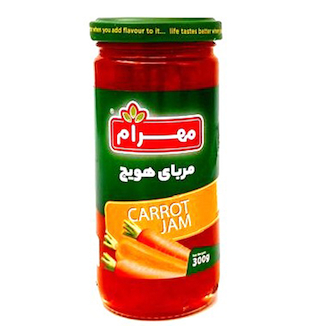 عکس مربای هویج 300 گرم مهرام