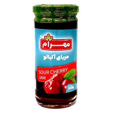 مربای آلبالو 300 گرم مهرام