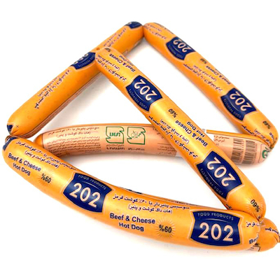  هات داگ گوشت و پنیر 202