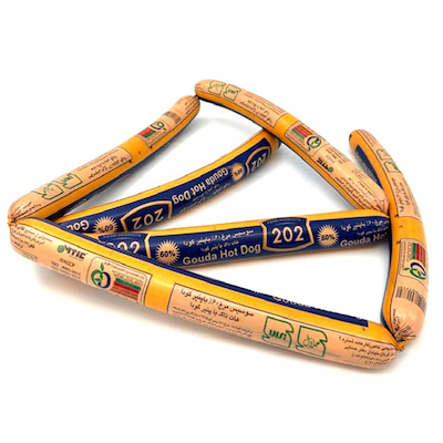 هات داگ مرغ با پنیر گودا 202