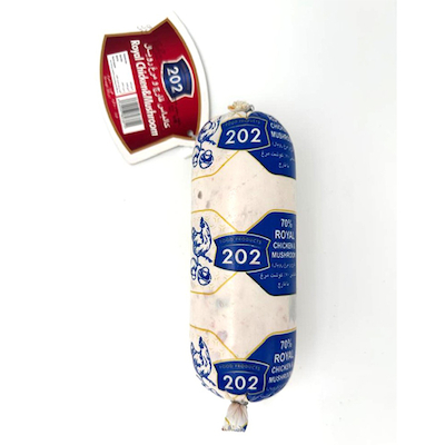 کالباس 70% قارچ و مرغ رویال خانواده 202