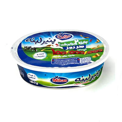 پنیر لبنه 180 گرم میهن