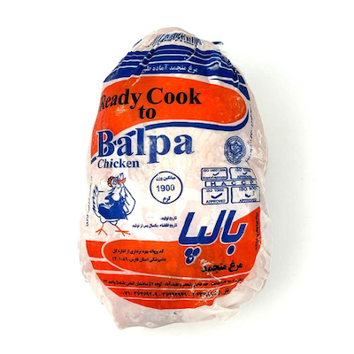 مرغ منجمد بالپا