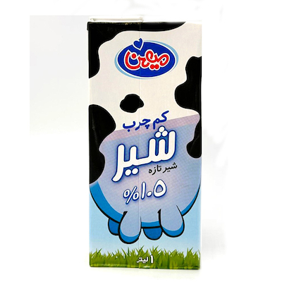 شیر کم چرب 1 لیتری 12 عددی میهن