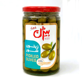 عکس زیتون شور 650 گرم بیژن