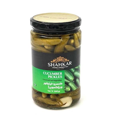 خیارشور  شیشه ای ویژه شاهکار