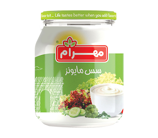 عکس سس مایونز 630گرم شیشه مهرام