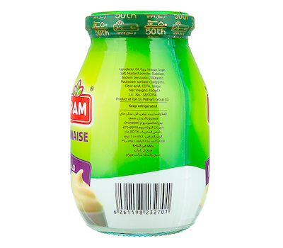 سس مایونز 450 گرم شیشه مهرام
