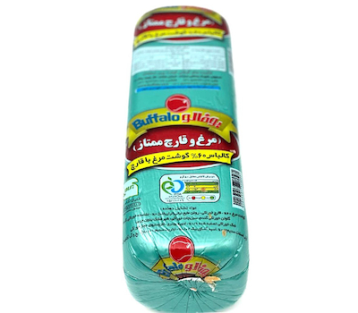 کالباس قارچ و مرغ بوفالو