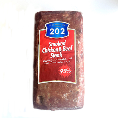 استیک گوشت و مرغ 95% 202