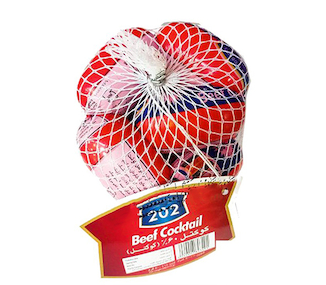 عکس سوسیس کوکتل 60% توری دار 202