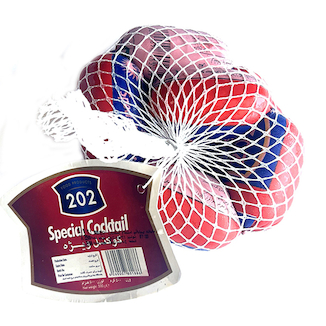 عکس سوسیس کوکتل 70% توری دار 202
