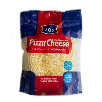 عکس پنیر پیتزا رنده دو رنگ یک کیلویی 202